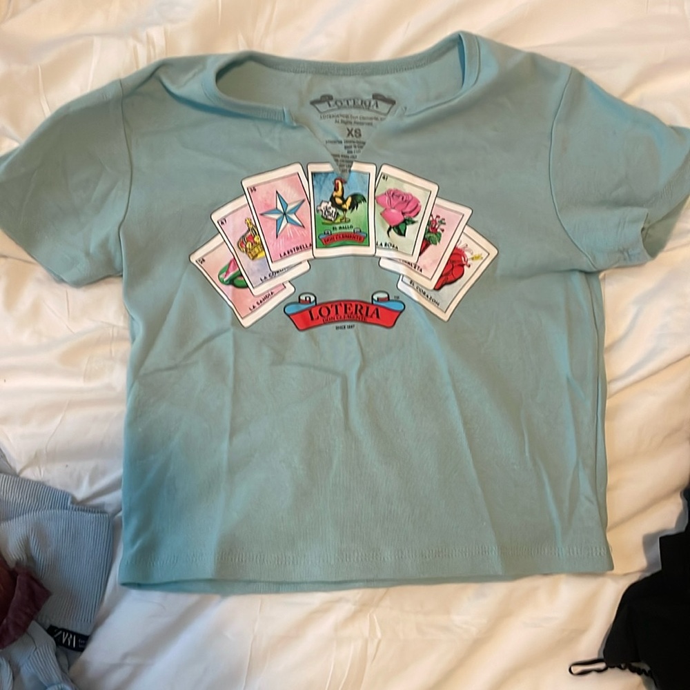 Graphic crop top